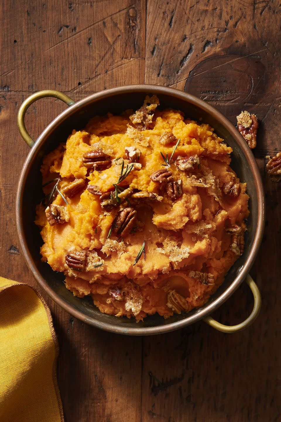 Rosemary-Pecan Mashed Sweet Potatoes