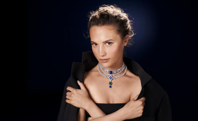 Louis Vuitton Emphasizes High Jewelry Thrust With Alicia Vikander Campaign