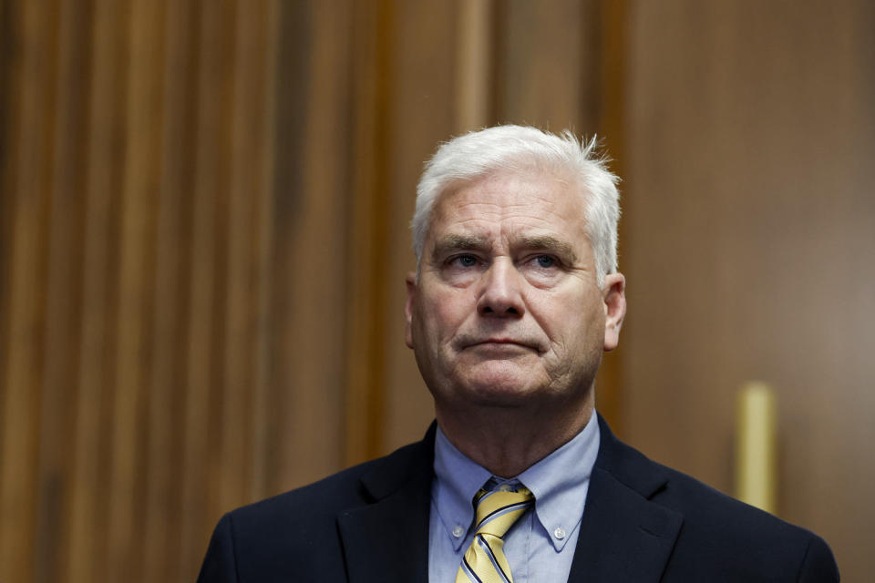 Tom Emmer during a news conference at the U.S. Capitol Building (Anna Moneymaker / Getty Images file )
