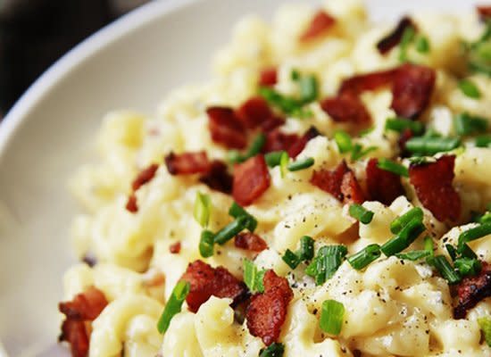 <strong>Get the <a href="http://savorysweetlife.com/2010/10/bacon-mac-cheese-with-wisconsin-gruyere/" target="_hplink">Bacon Mac & Cheese with Wisconsin Gruyère recipe</a> from Savory Sweet Life</strong>