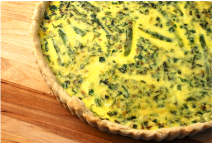 Asparagus & Ramp Quiche