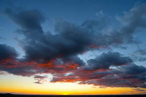 Sunset view in Dunstable Downs, Beds - Credit: Tony Margiocchi/Barcroft Images