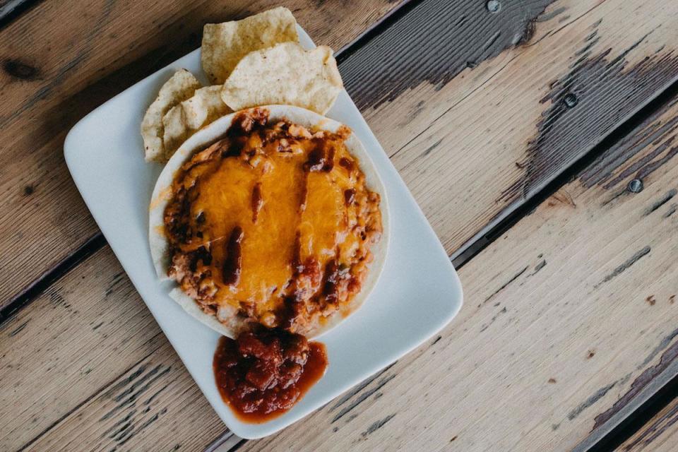 Mexican Bean Pizza