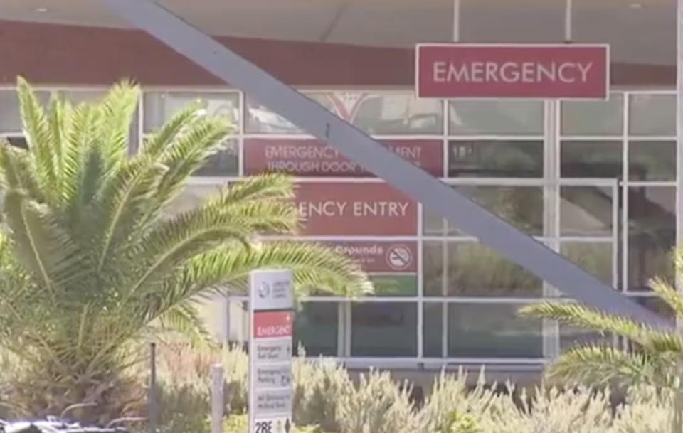 Geraldton Regional Hospital had no beds for the woman, forcing her to wait on the floor. 