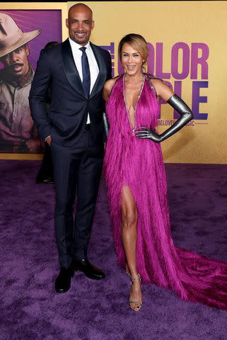 <p>Leon Bennett/Getty</p> Boris Kodjoe and Nicole Ari Parker at the premiere of 'The Color Purple' on Dec. 6, 2023