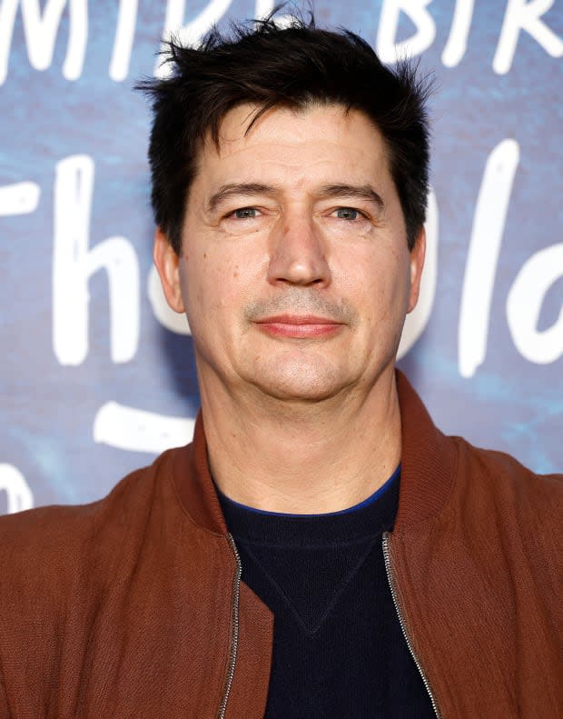 Ken Marino attends "The Old Man & The Pool" opening night at Vivian Beaumont Theatre at Lincoln Center on Nov. 13, 2022, in New York City.<p><a href="https://www.gettyimages.com/detail/1441265393" rel="nofollow noopener" target="_blank" data-ylk="slk:John Lamparski/Getty Images;elm:context_link;itc:0;sec:content-canvas" class="link ">John Lamparski/Getty Images</a></p>