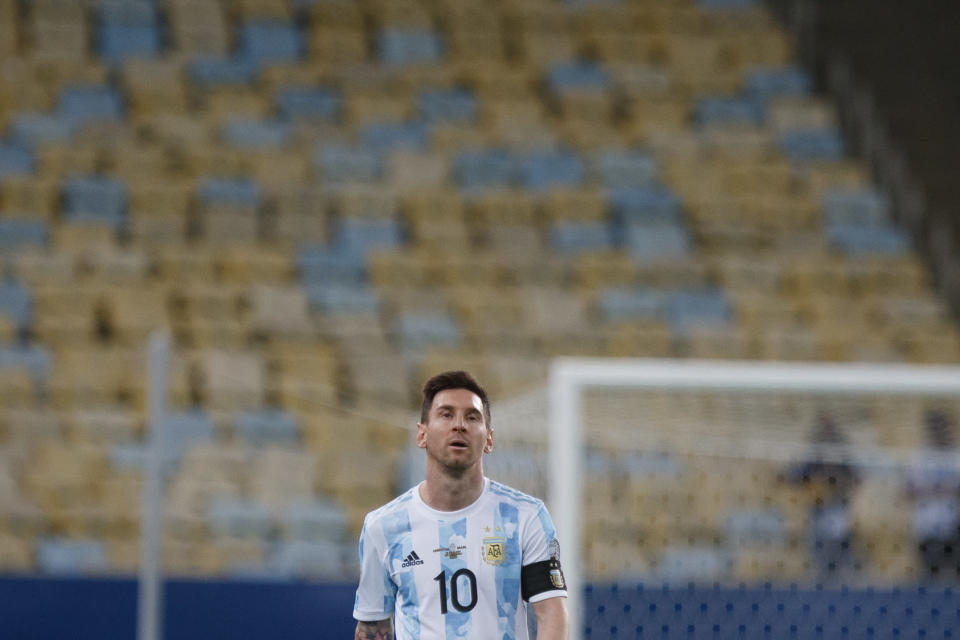 * Archivo * Río de Janeiro, RJ, Brasil, 07 / 10-2021 - Final Copa América Brasil X Argentina - Copa América 2021 Partido final entre Brasil y Argentina Messi, Auror de Marrakech, en el Estadio de Río Celebrado.  (Foto: Ronnie Santos / Follhapress)