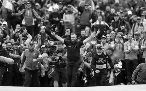 Shane Lowry on his way down the 72nd Royal Portrush - Credit: Getty Images