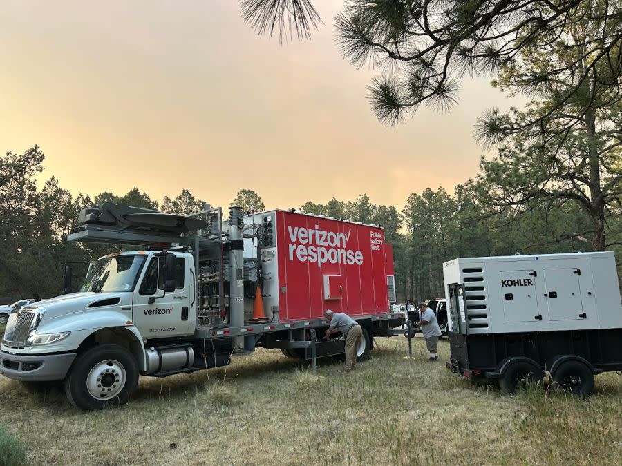 Verizon’s Frontline Crisis Response Team. Photo courtesy to Verizon