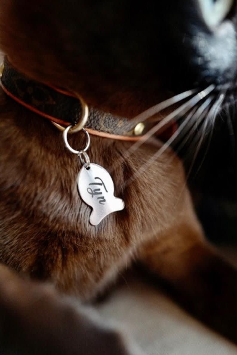 35) Personalized Cat Tag