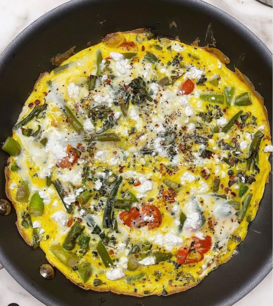 Vegetable frittata <br>(Credit: Cameron Rogers)