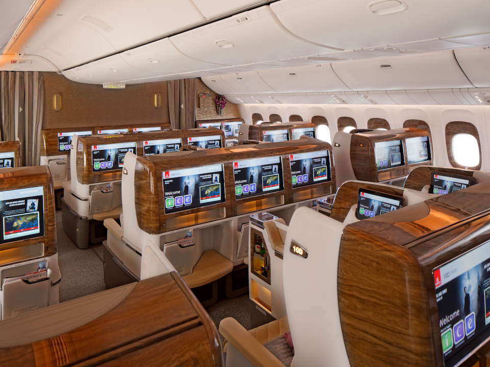 Business Class Cabin Emirates