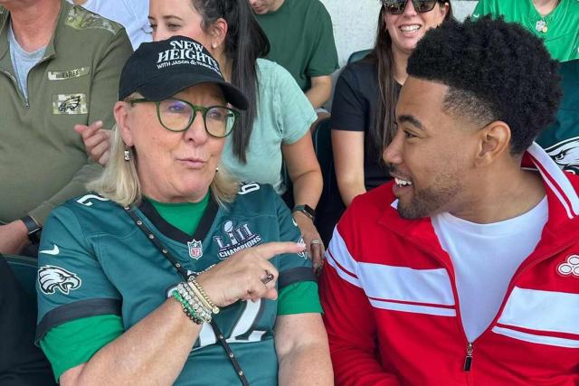 Travis Kelce's Mom Going Viral For Her Guest At Sunday's Game