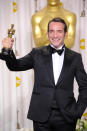 Jean Dujardin<br><br> After breaking into the American market in a big way, best actor Jean Dujardin returns to safe ground and a French-language sex comedy, "The Players," that combines a series of short films about infidelity. He even wrote one of the segments. The movie's racy poster features a bemused and fully dressed Dujardin posed between a pair of upside-down naked female legs. What about an Inspector Clouseau reboot? Open question: How will Dujardin master an English-speaking role?