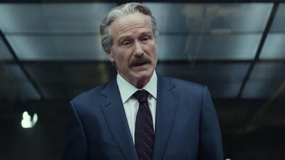 William Hurt's Thaddeus Ross wearing a suit in Captain America: Civil War