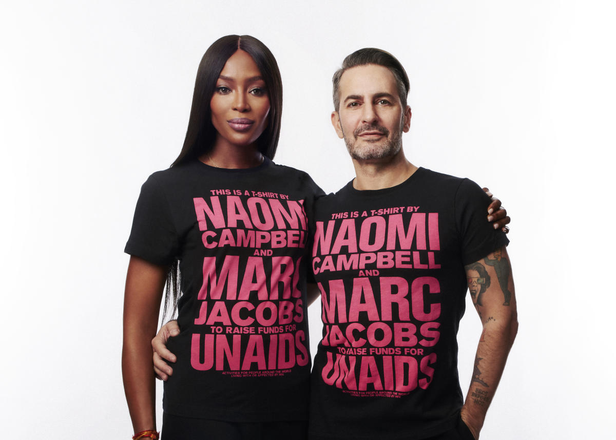 marc jacobs Tシャツ naomi Campbell レア 直販ファッション