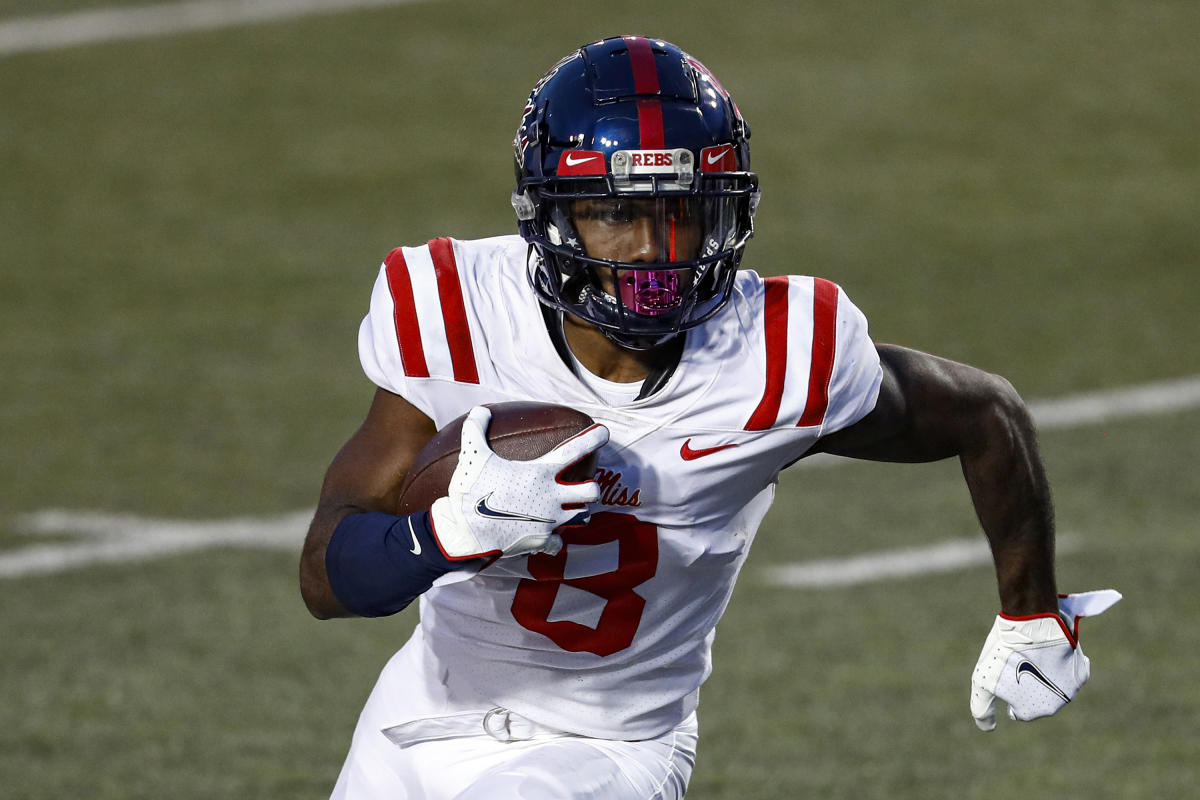 The New York Jets Select WR Elijah Moore With The 34th Pick In The