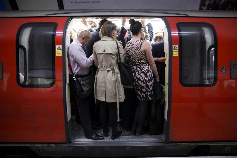 Blocking people who are trying to get off the train is the worst commuting sin, Tube passengers have revealed: Getty Images