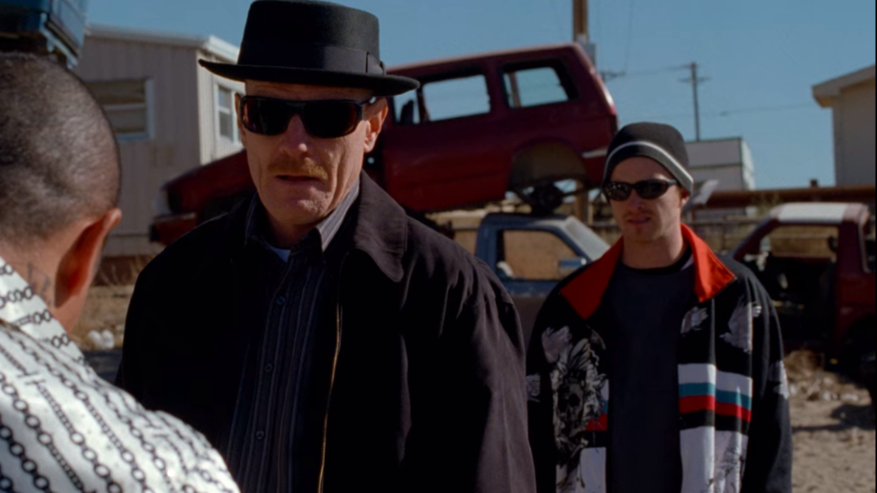  Bryan Cranston and Jesse Pinkman in Breaking Bad 