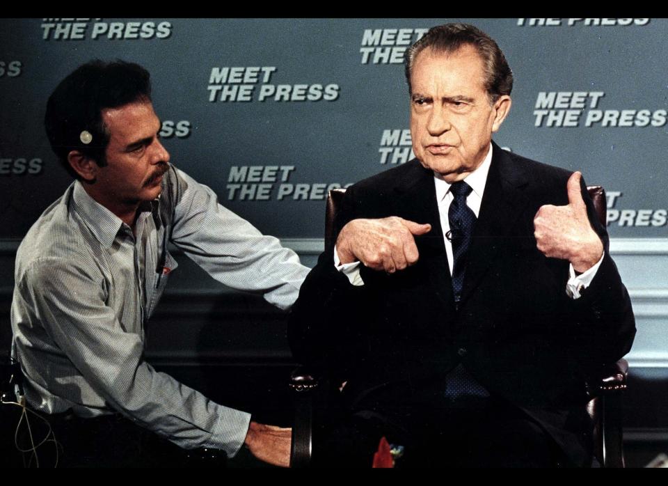 Richard Nixon was 5 feet and 11 1/2 inches tall, according to the <em>New York Times</em>. 