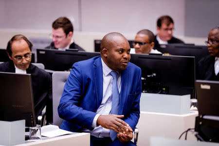 Aime Kilolo Musamba of the Democratic Republic of the Congo sits in the courtroom of the International Criminal Court (ICC) during the Delivery of decision on sentencing in Bemba et al. case in the Hague, Netherlands March 22, 2017. REUTERS/Robin van Lonkhuijsen/Pool