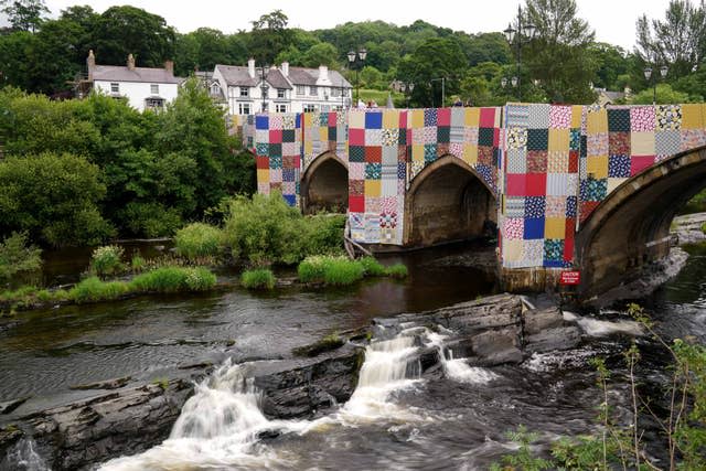 Luke Jerram’s patchwork bridge