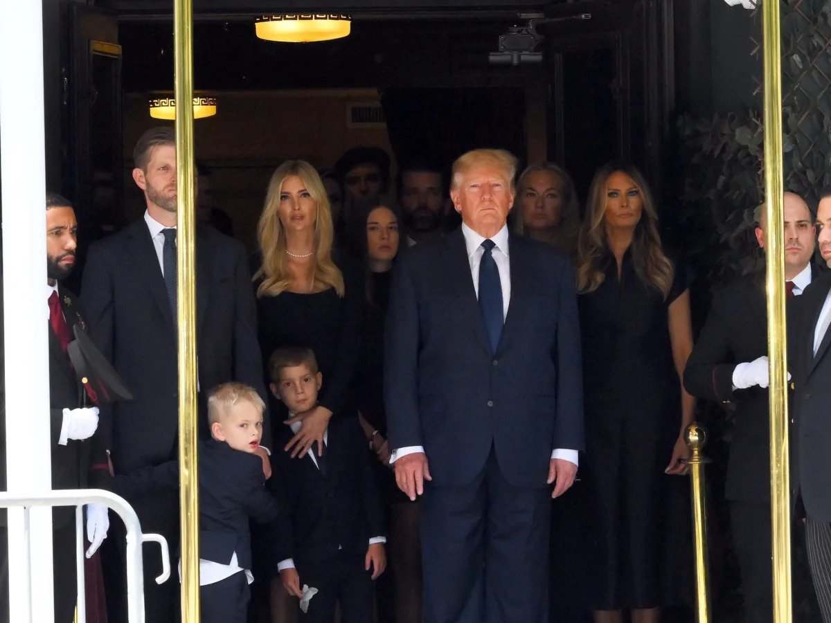 Donald Trump stars at Ivana Trump's funeral despite his love-hate relationship w..