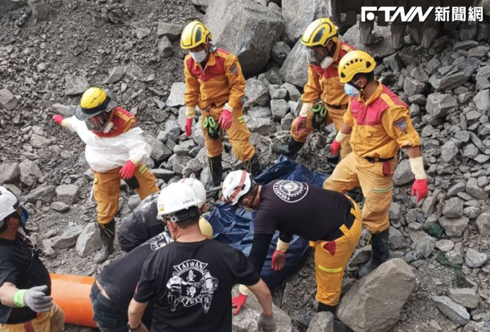 中和礦場失蹤蕭姓工人遺體尋獲。（圖／翻攝畫面）