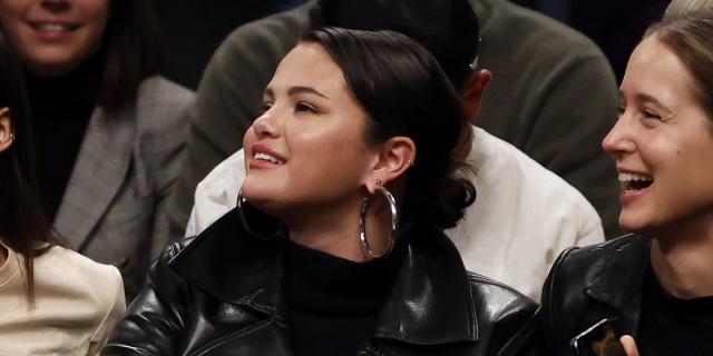 Selena Gomez Had a GNO at a Brooklyn Nets Game