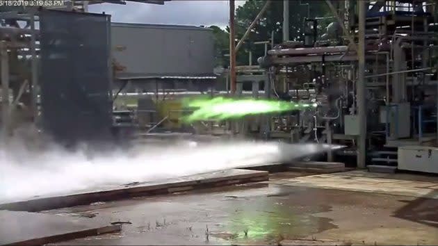 BE-7 engine test