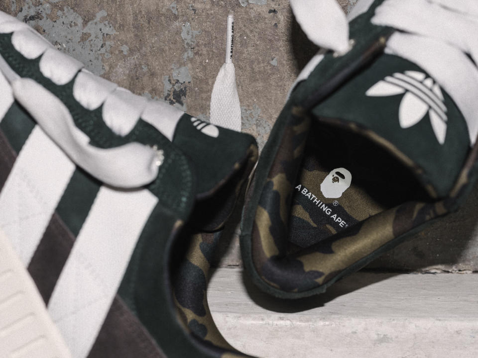 The Adidas N Bape Sneaker Collaboration