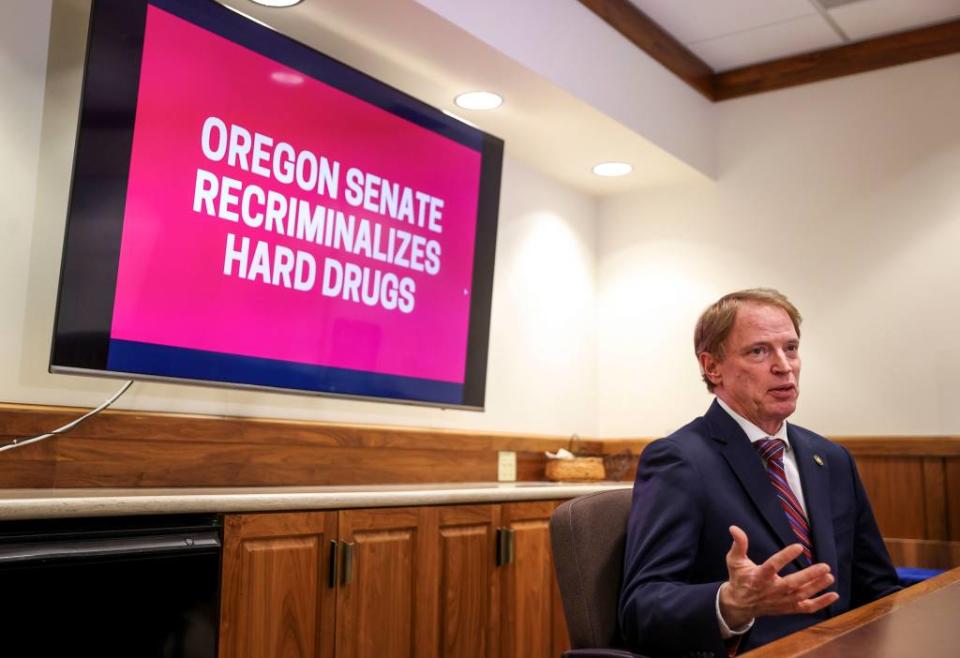 Oregon Senator Tim Kopp said New York politicians who want to decriminalize drugs should consider what actually happened in Oregon after their laws passed. Abigail Dollins/Statesman Journal / USA TODAY NETWORK