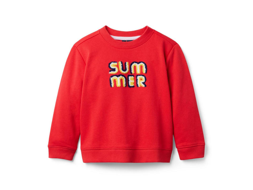 Janie and Jack French Terry Summer Sweatshirt