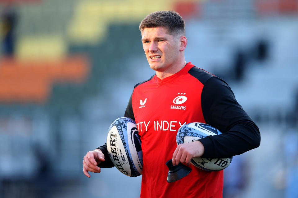 Saracens' Owen Farrell before the Gallagher Premiership at StoneX Stadium, London. Picture date: Saturday November 25, 2023. (Photo by Ben Whitley/PA Images via Getty Images)