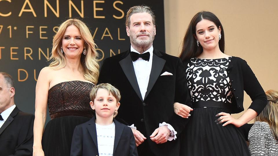 John Travolta and family