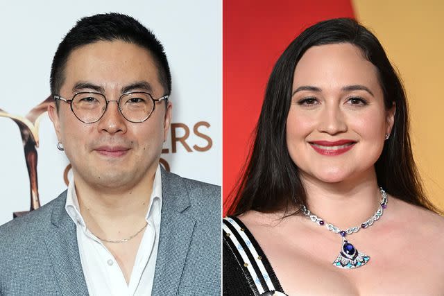 <p>John Nacion/Variety via Getty; Doug Peters/PA Images via Getty</p> Bowen Yang and Lily Gladstone