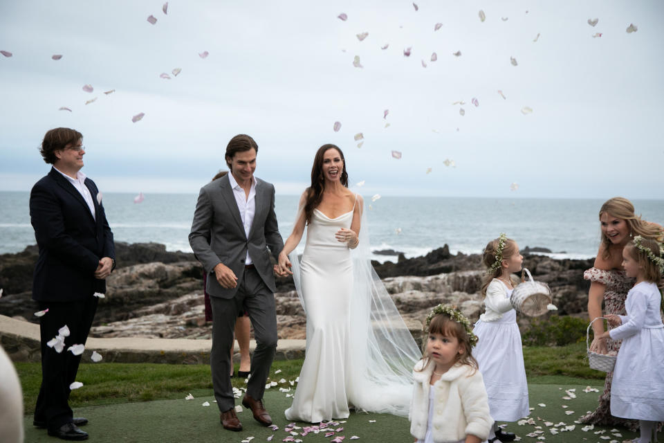 Barbara Bush married screenwriter Craig Coyne at the Bush family compound in Kennebunkport Maine on Sunday.