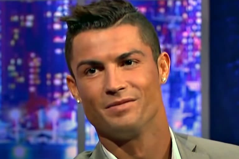 Cristiano Ronaldo durante la entrevista