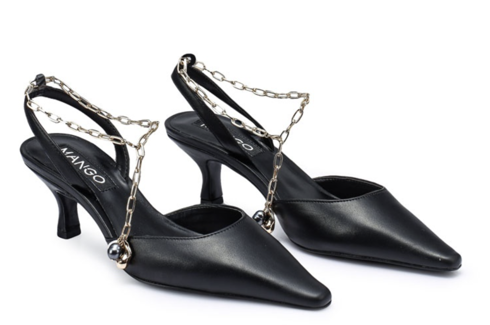 Mango Chain Heels. (PHOTO: Zalora)