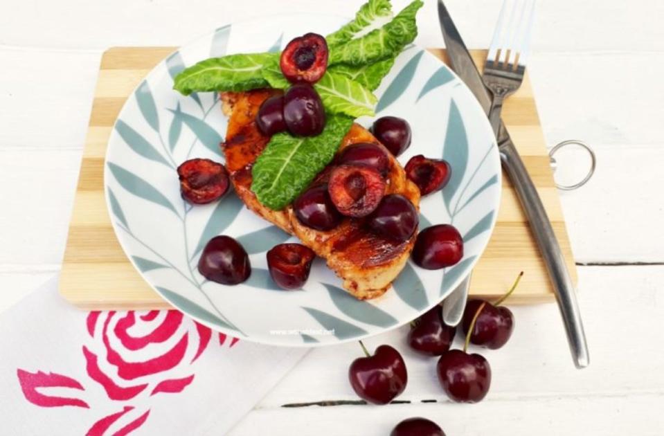 <p>With A Blast</p><p>Glazed Chicken with Cherries And Baby Spinach is a quick and easy main dish.</p><p><strong>Get the recipe: <a href="https://www.withablast.net/glazed-chicken-with-cherries-baby-spinach/" rel="nofollow noopener" target="_blank" data-ylk="slk:Glazed Chicken with Cherries And Baby Spinach;elm:context_link;itc:0;sec:content-canvas" class="link ">Glazed Chicken with Cherries And Baby Spinach</a></strong></p>