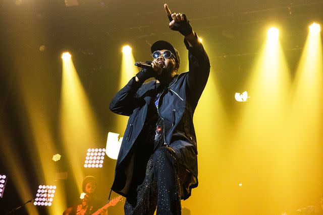 <p>Mauricio Santana/Getty</p> RZA of Wu-Tang Clan performs live at Espaco Unimed in April 2023 in Sao Paulo, Brazil