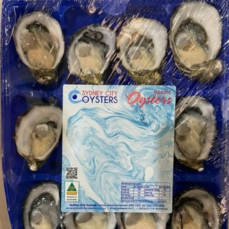 Sydney City Oysters have been recalled from Coles.