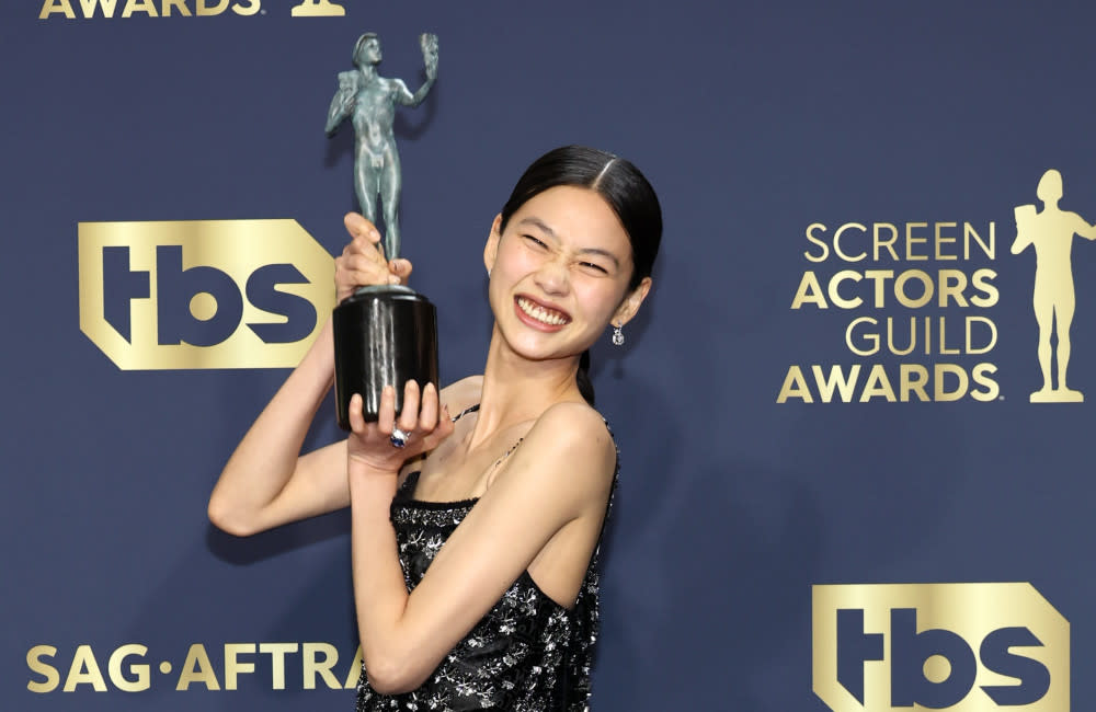 HoYeon Jung won her first SAG Award credit:Bang Showbiz