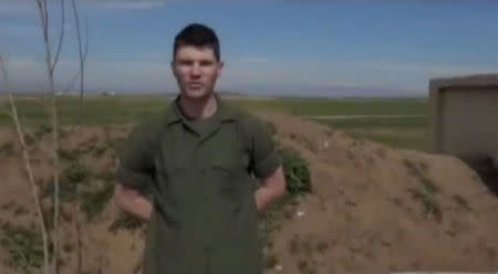 Levi Jonathan Shirley, an American volunteer with Kurdish forces, is seen in Rojava, Syria, in this still image taken from video released July 22, 2016. Handout/YPG via Reuters TV