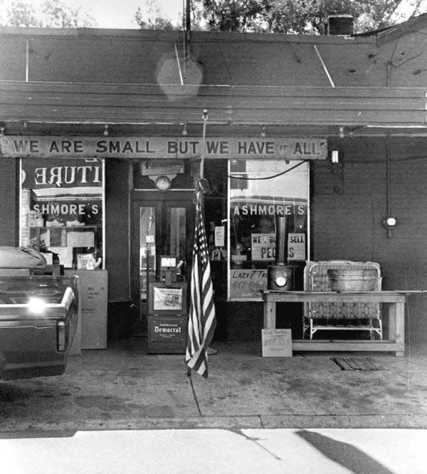 Ashmore's store in Frenchtown circa 1900.