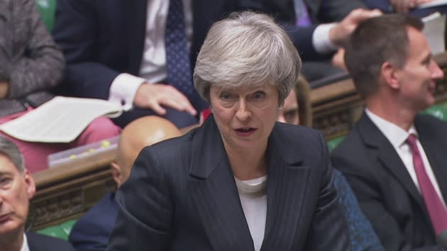 Theresa May Answers Brexit Questions At Pmqs 8069