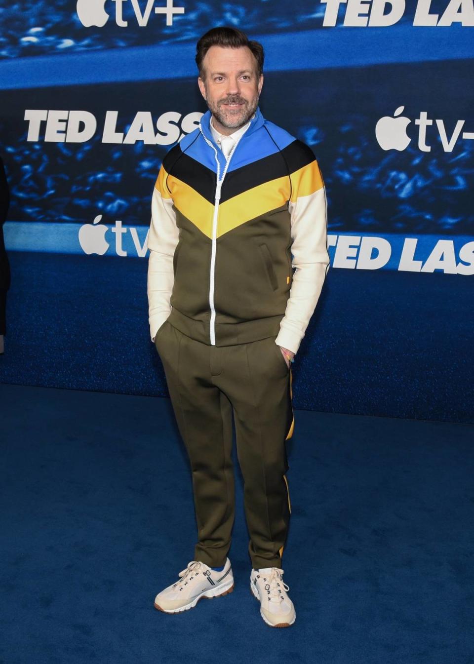 Jason Sudeikis asistió al estreno de la tercera temporada de 'Ted Lasso' en Los Ángeles, el 7 de marzo.