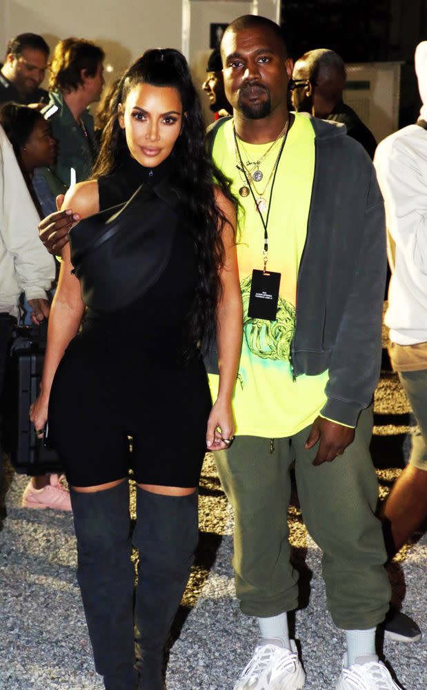 The Kardashian-Wests in June. | Johnny Nunez/WireImage