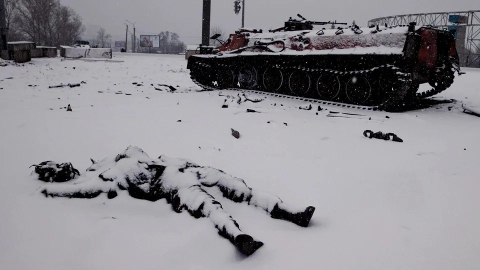 The Russian army has suffered tremendous losses in manpower and materiel in Ukraine, and has so far failed to capture and hold major cities.  / Credit: CBS News