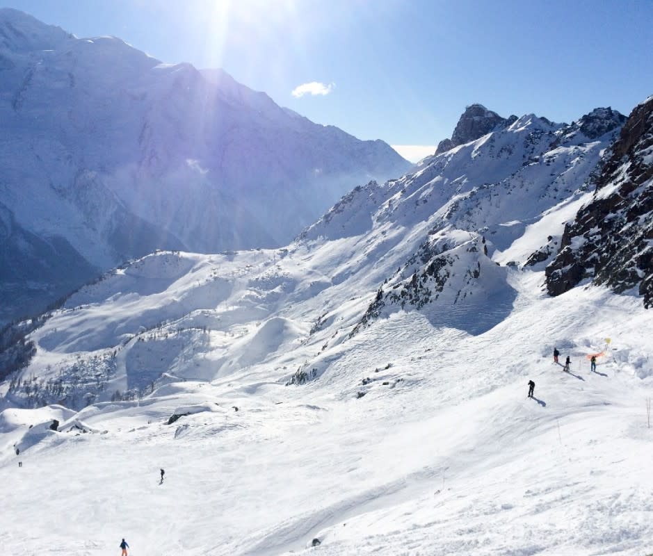 Grands Montets—20 minutes from Chamonix. <p>Office de Tourisme de Chamonix-Mont-Blanc</p>